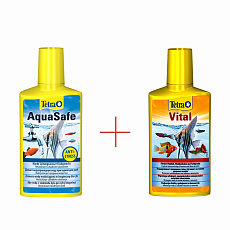 Tetra Кондиционер AquaSafe (500 мл) + Vital (100 мл)